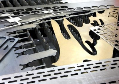 Laser cutting